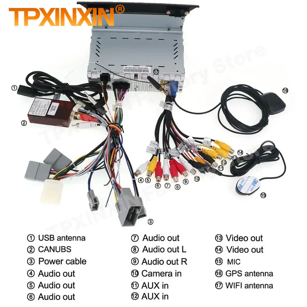 Radio Multimedia con navegación GPS para Coche, unidad principal con Bluetooth, Android, para Honda Pilot 2009, 2010, 2011, 2012, 2013-2015
