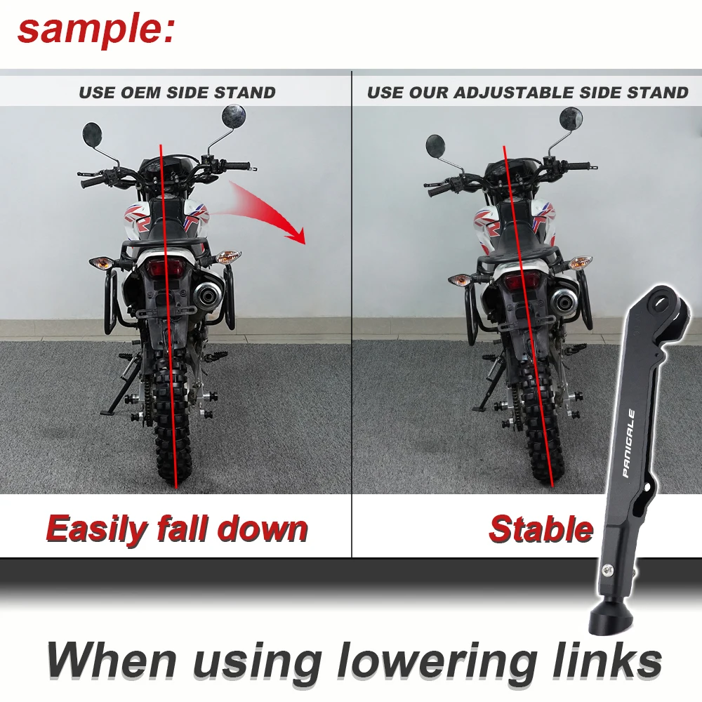 

Kickstand Side Stand For Ducati Panigale 899 959 1199 /R/S 1299/R V2 Streetfighter V2 Motorcycle Adjustable Foot Support Bracket