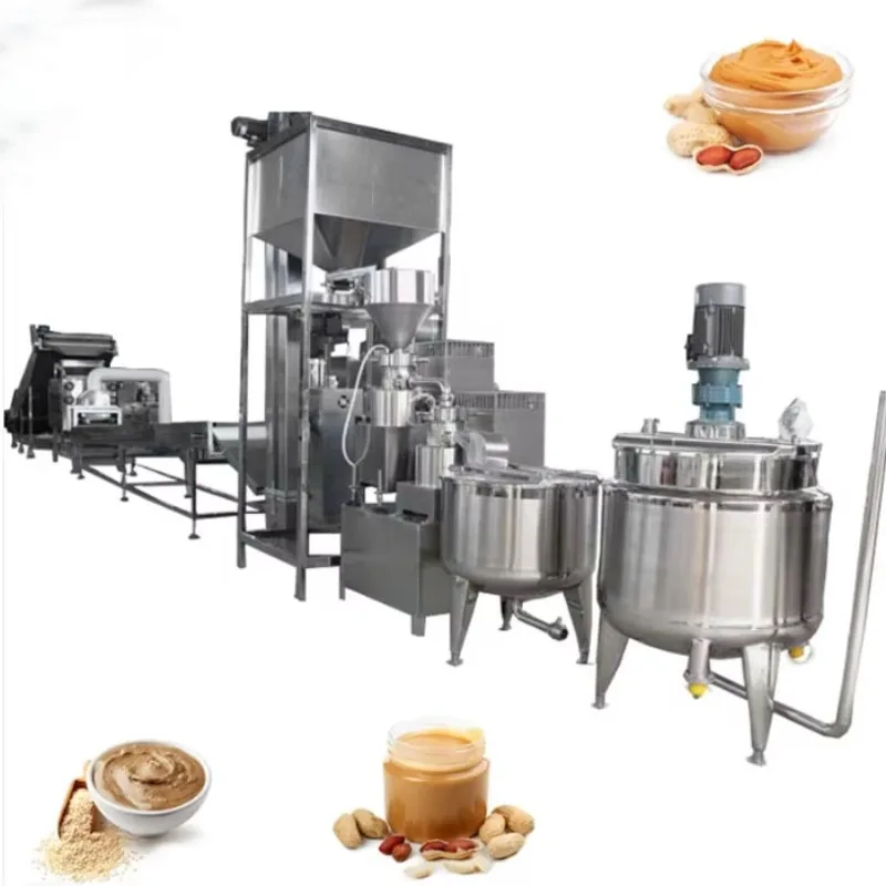 Línea de Producción de Mantequilla de Maní, Línea de Producción de Tahini de Sésamo, Máquina para Hacer Mantequilla de Maní, Máquina para Elaborar Mantequilla de Maní Personalizada