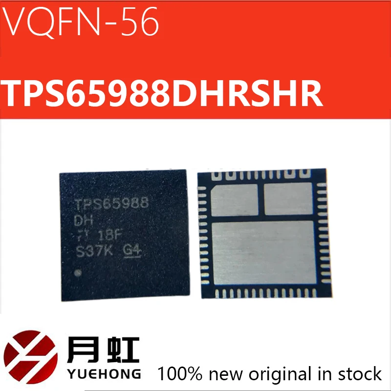 1/2/5pcs New TPS65988DHRSHR TPS65988DH TPS65988 VQFN-56 USB Interface Chipset