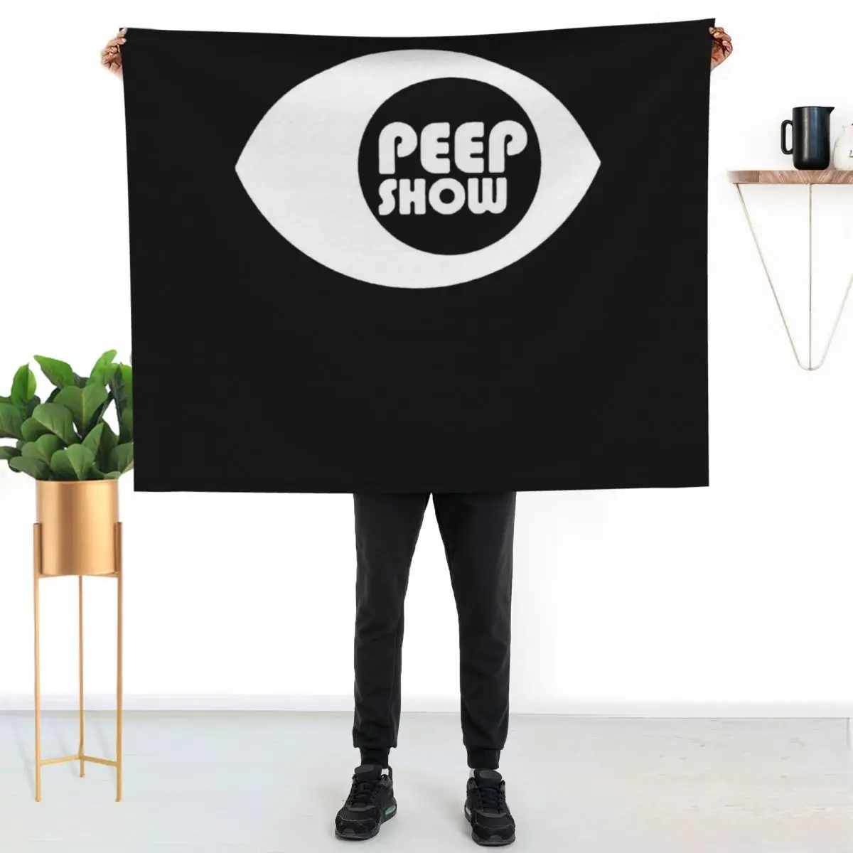 Peep Show Logo Essential Throw Blanket Luxury Throw Furrys manga Hairy Cute Plaid Thermal Blankets