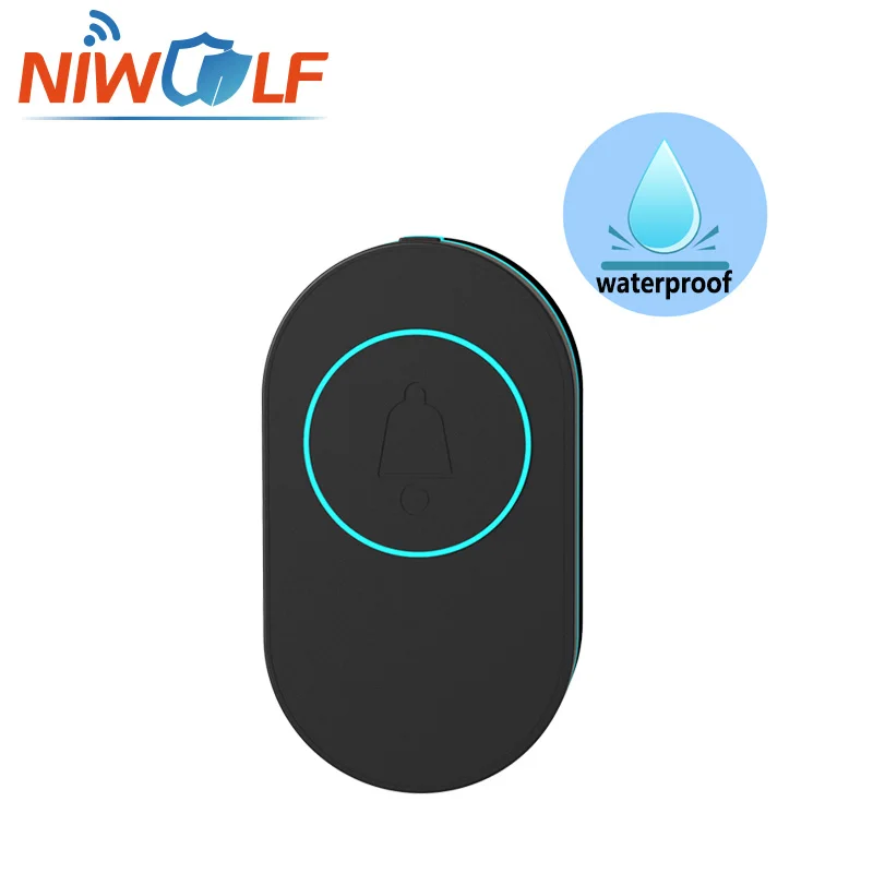 Wireless SOS Button Elderly Emergency Call IP65 Waterproof 433MHz Smart Home Welcome Doorbell