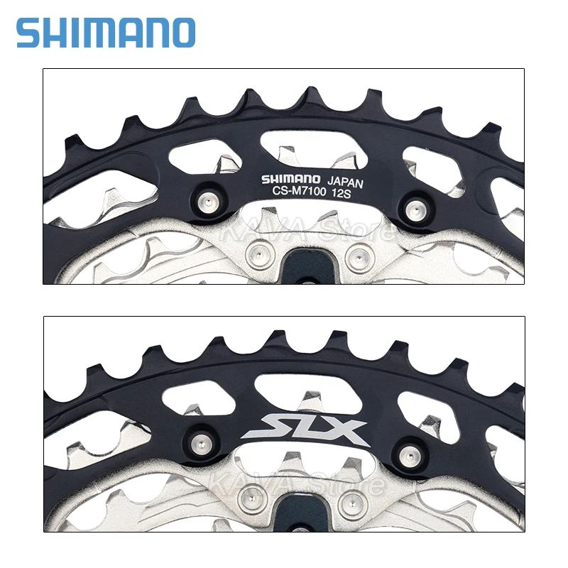 Shimano Deore SLX M7100 Cassette 12 Speed MTB K7 Mountain Bike Rachat 10-51T 12S Micro Spline Freewheel 12V Bicycle Flywheel