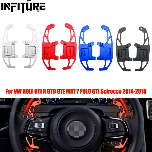 Łopatka zmiany biegów do kierownicy samochodowej do VW GOLF GTI R GTD GTE MK7 7 POLO GTI Scirocco 2014 2015-2019 2020