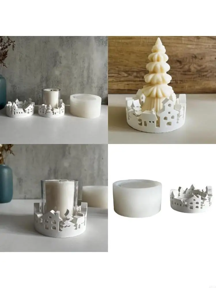 Multipurpose Sturdy Silicone Mold for Resin Art Christmas Tray Craft Projects