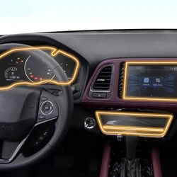 Car Film Interior Air Conditioner Liquid Crystal Dashboard Navigation Screen TPU Protective Film For Honda Vezel HRV 2019 2020