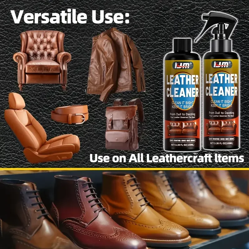 KJM Leather Care Cream - Restores and nourishes sofas, bags, shoes and car interiors. Its gentle formula cares for faded surface