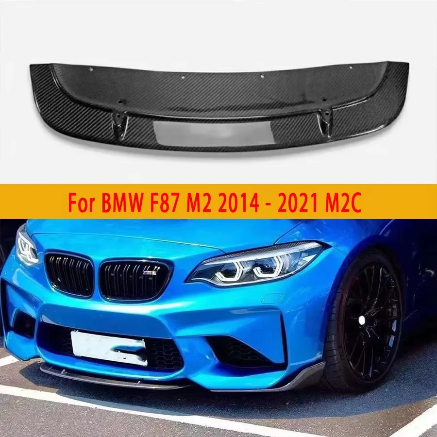 

For BMW F87 M2 2014 - 2021 M2C Carbon Fiber Car Front Bumper Diverter Spoiler Diffuser Front lip chin Car Accessories body kit