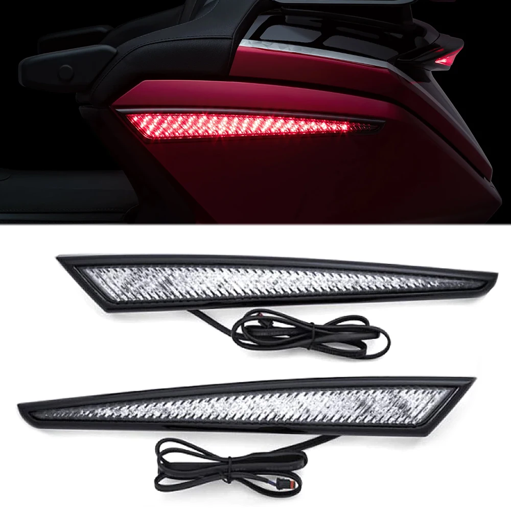 

For Honda Goldwing Gold Wing GL1800 Tour DCT Airbag 2021-2023 Motorcycle Top Spar Box Trunk Side Light Decorative LED Light Lamp