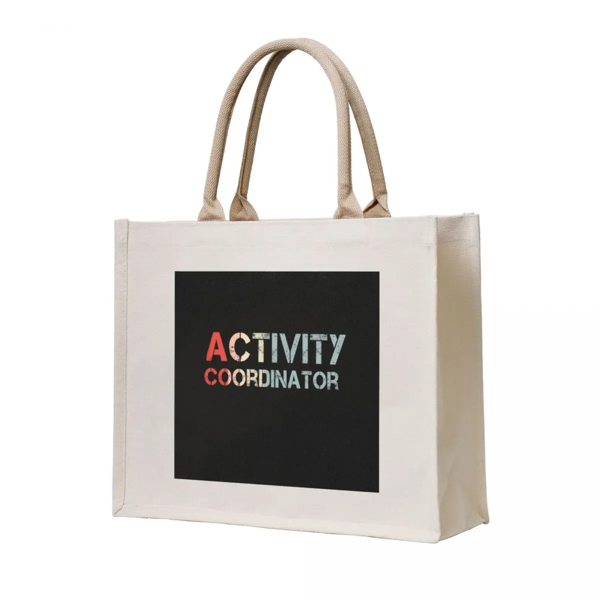 

Retro Vintage Activity Coordinator Tote Bag tote bag screen bags luxury women hand bags
