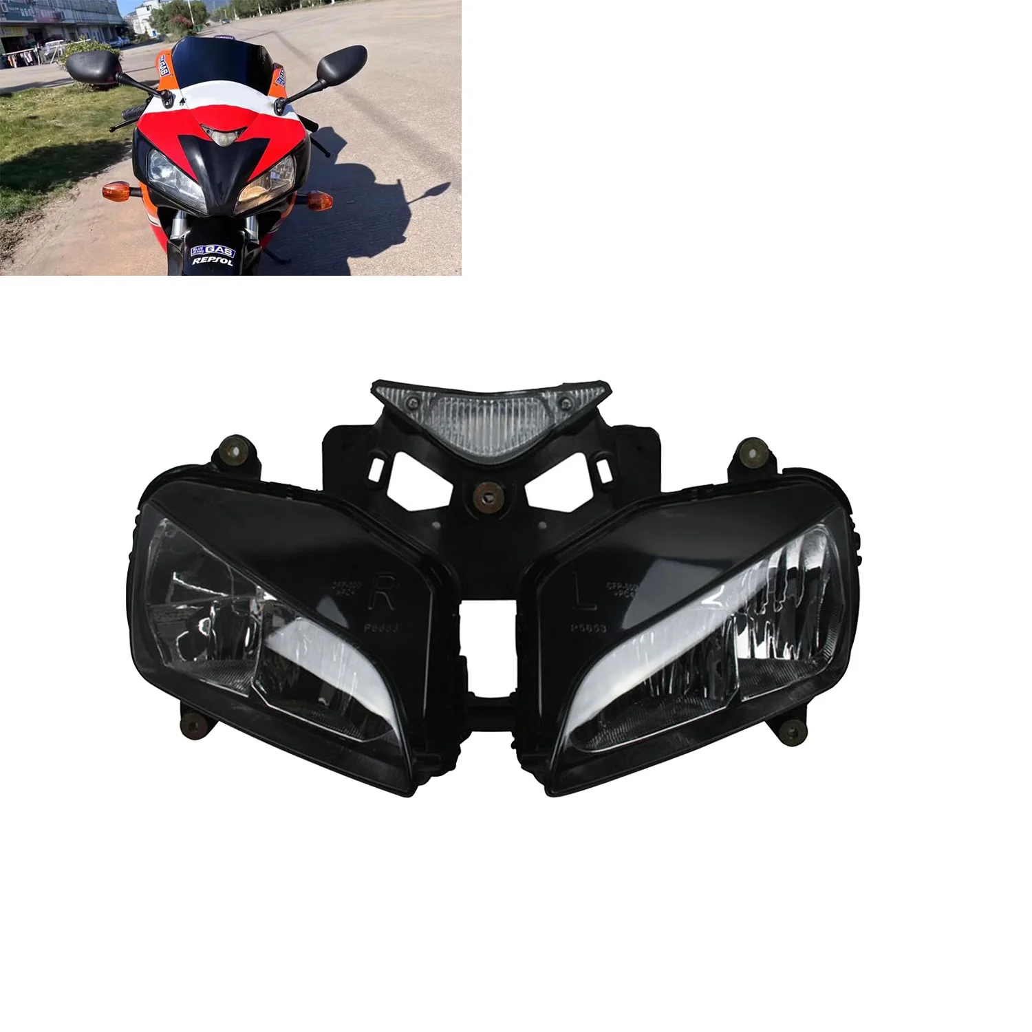 

Motorcycle Front Headlight Headlamp Assembly For Honda CBR1000RR CBR 1000 RR2004-2007