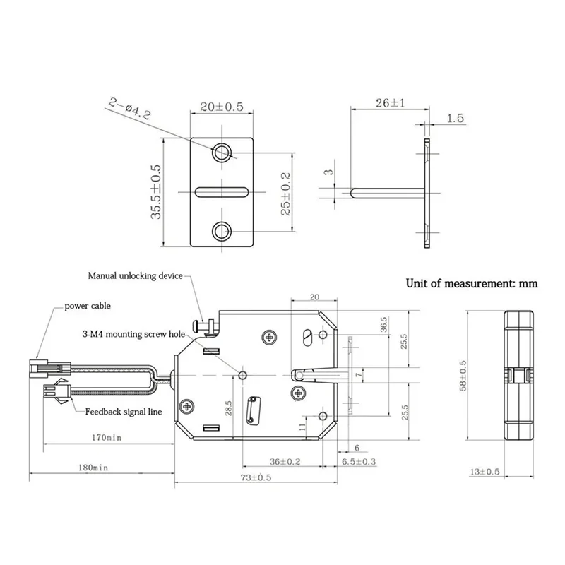 【Горячая продажа】2X маленький 12 В 1,5 А электронный замок с защелкой в сборе с электромагнитным управлением металлический безопасный магнитный замок