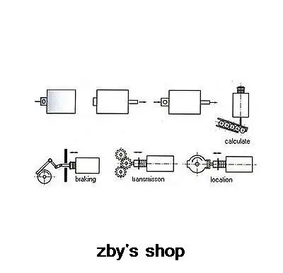 HCNE1-1039 12V 24V Elektromagnes Solenoidowy Siłownik z Przyciąganiem/Uwalnianiem, Skok 10mm, Siła 4.1Kg
