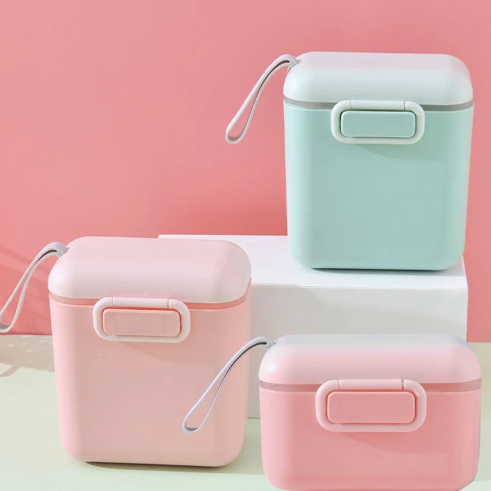 

Milk Powder Storage Box Container for Baby Food Sealed Portable Can Multi Functional Travel Use Home Indoor Outdoor