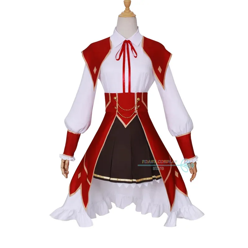

dd12Yumiella Dolkness Leader Demon Cosplay Anime Villainess Level 99 Costume School Uniform Halloween Dress Party Suit