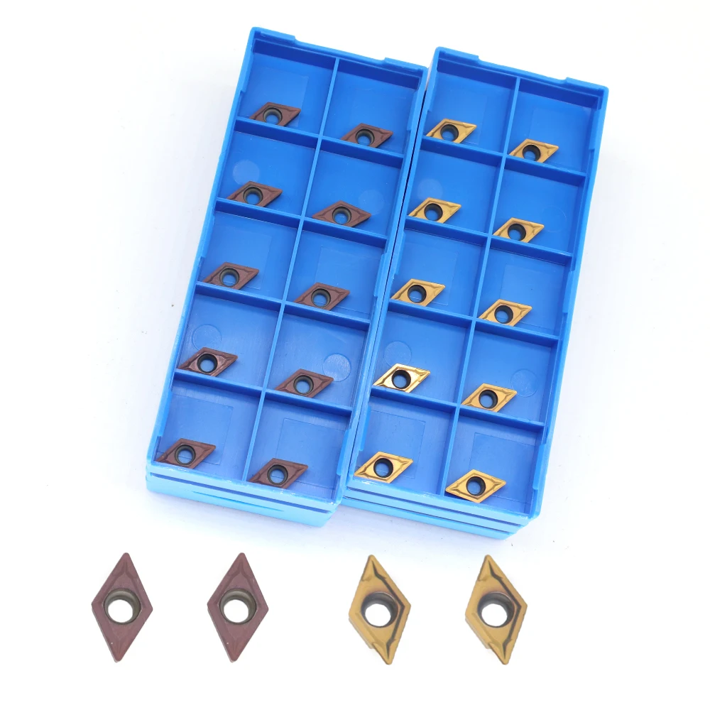 10Pcs DCMT11T304 / DCMT11T308 / DCMT070204 UE6020 / VP15TF /IC907 Hardmetalen Wisselplaten Interne Draaigereedschap Cnc Draaibank Gereedschap