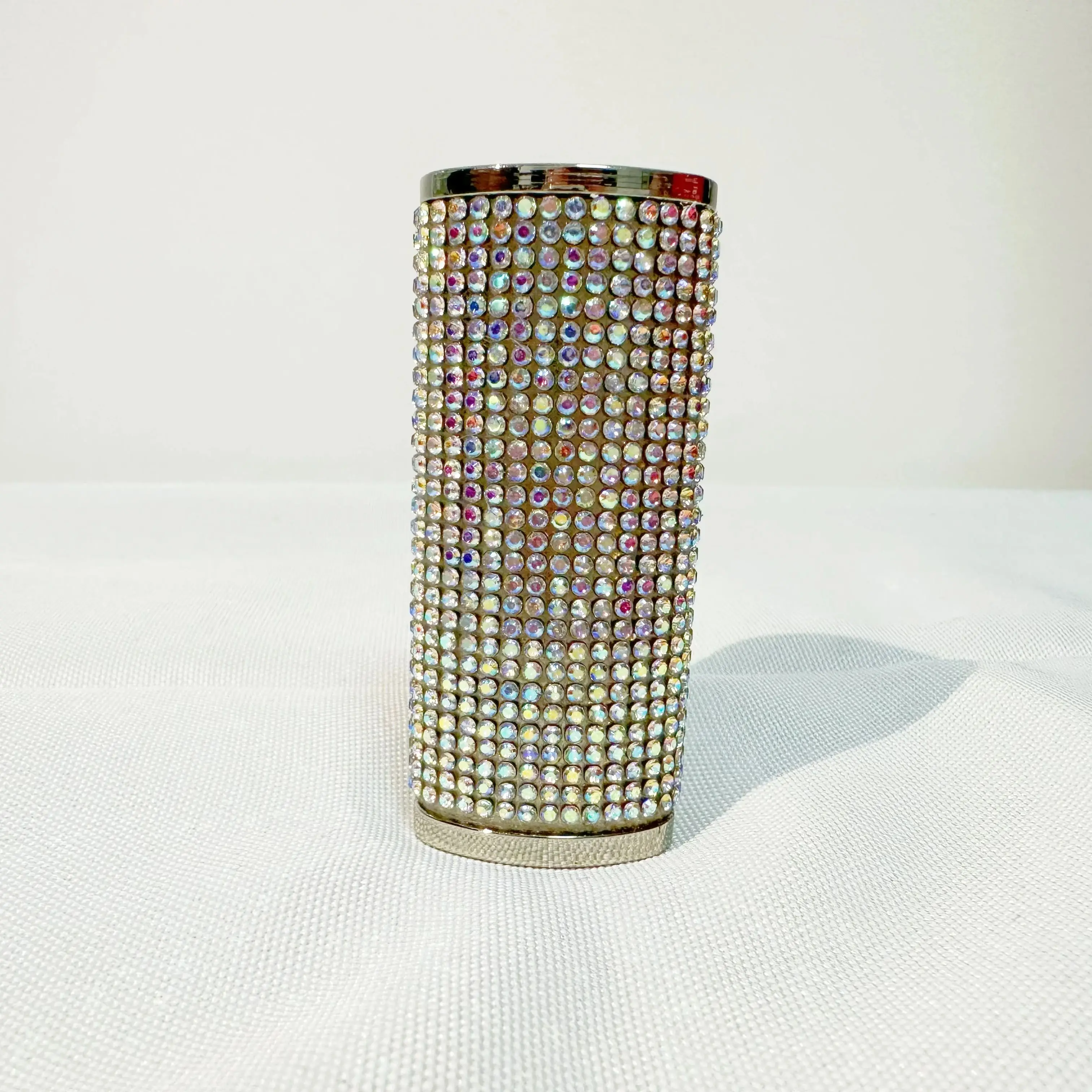 For Big Original BIC J6 Lighter Designer Case Shiny Diamond Metal Shell DIY Metal  Cover and Cases Holder  No Lighter