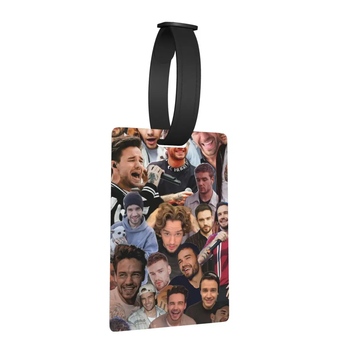 

Бирки для багажа с фотоколлажем Лиама Пейна, аксессуары для чемоданов, этикетки для путешествий, держатели для багажных бирок, идентификаторы для имени и адреса