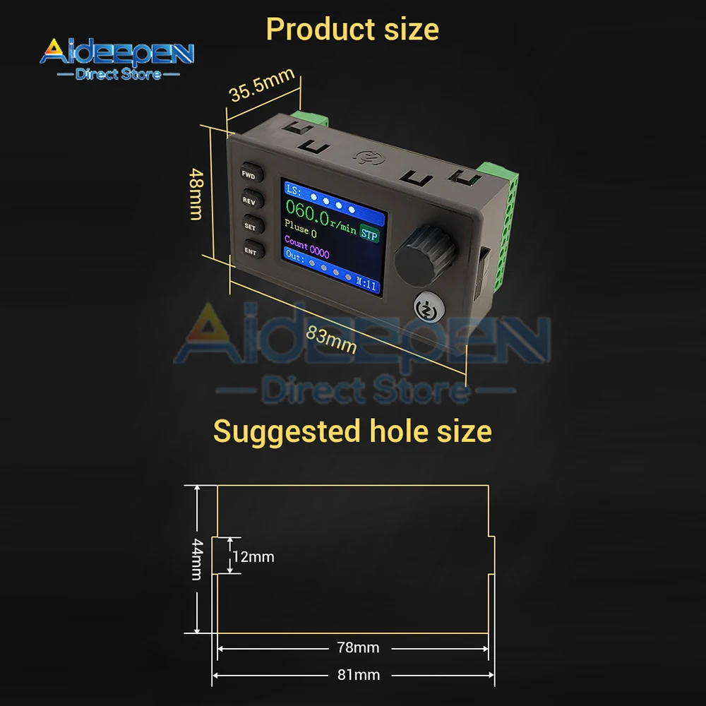 وحدة تحكم نبض محرك سيرفو متدرج SMC05 مع تحديث البرامج الثابتة عن بعد تثبيت التطبيق/الكمبيوتر التحكم المزدوج للأتمتة الصناعية