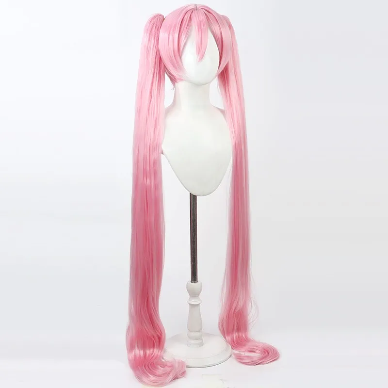 Jogo azul arquivo kurosaki koyuki peruca cosplay longo rosa festa de halloween role play outfit peruca feminina
