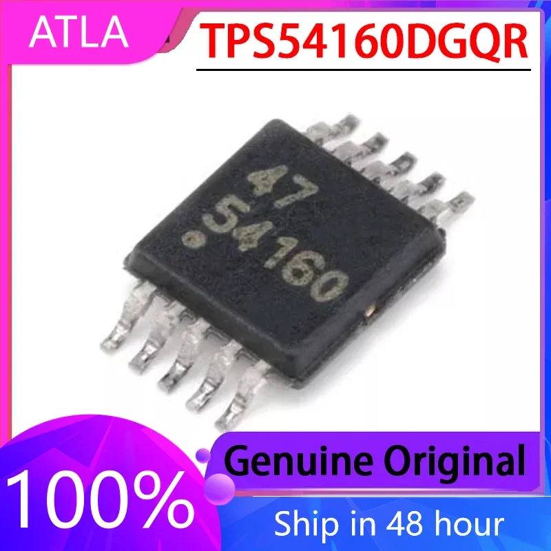 

5PCS Original TPS54160DGQR TPS54160DGQ Screen Printed 54140 MSOP-10 DC/DC Step-down Controller