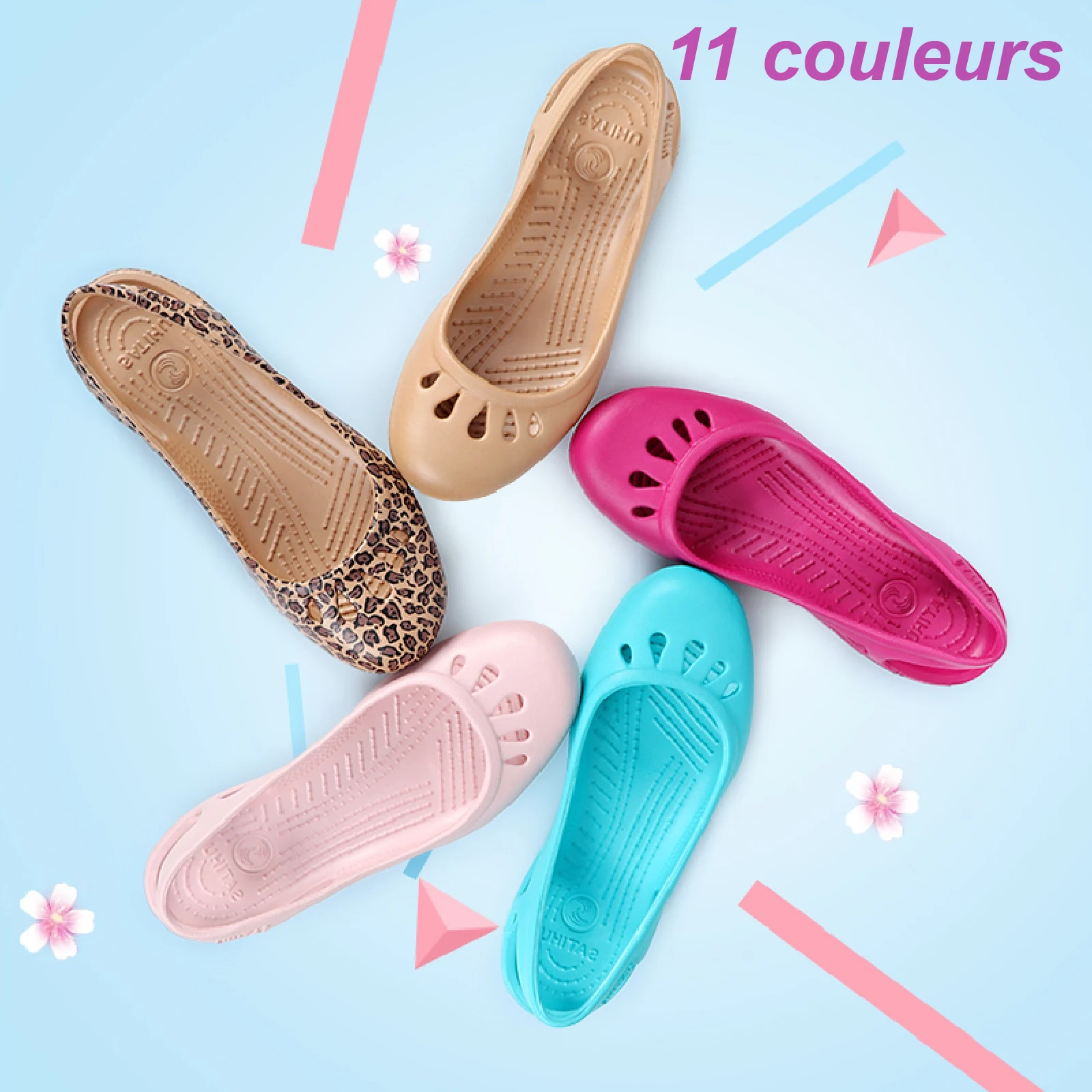 Sandales EVA femme ultra-légères:Respirants,doux,élastiques,imperméables,antidérapants,faciles à nettoyer,polyvalents et élégants.Parfaits pour le travail,les déplacements,l’extérieur,la maison,les courses,la piscine,l