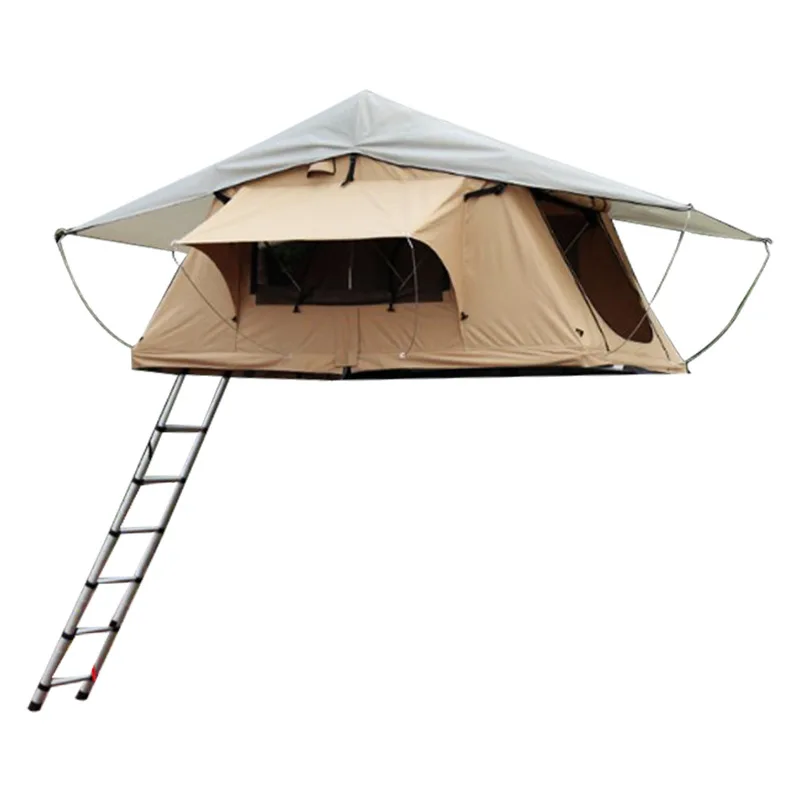 

Tent Outdoor Camping Self-driving Car Roof Camp Quick Open Tent Car Pickup Windproof Waterproof Double Roof Tent