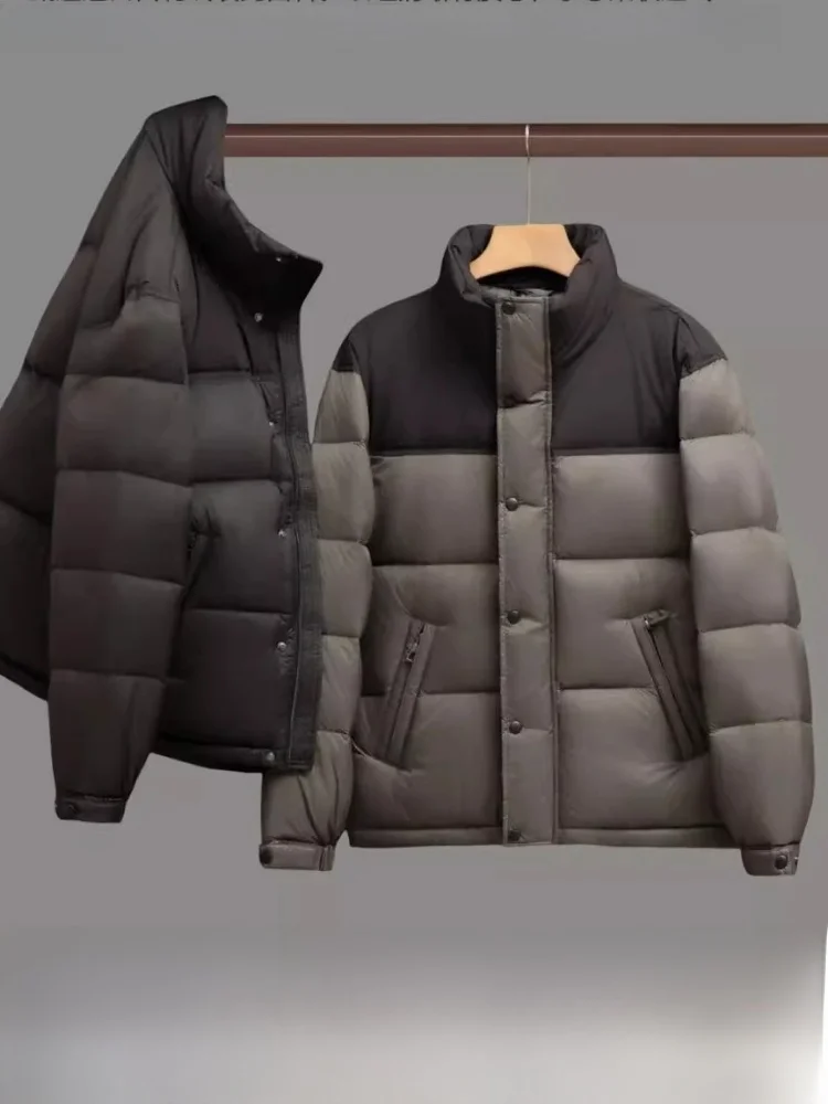 

Ultra-Full-Length down Jaet Men's Winter Outdoor Waterproof Warm High-Fluffin White Du Feather Padded Zipper Casual Sle