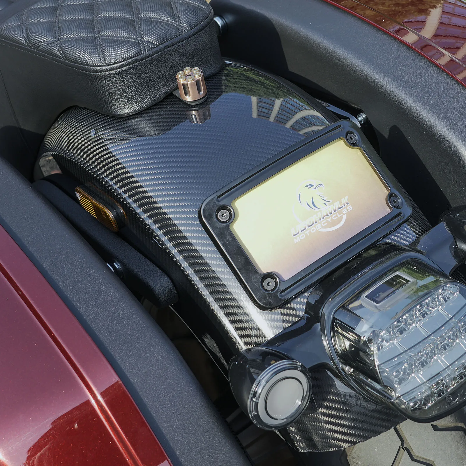 

Glossy Carbon Fiber Rear Fender for Harley Low Rider Low RiderS Low RiderST18-25 Cubic Engine Models Diagonal Motorcycle Fenders