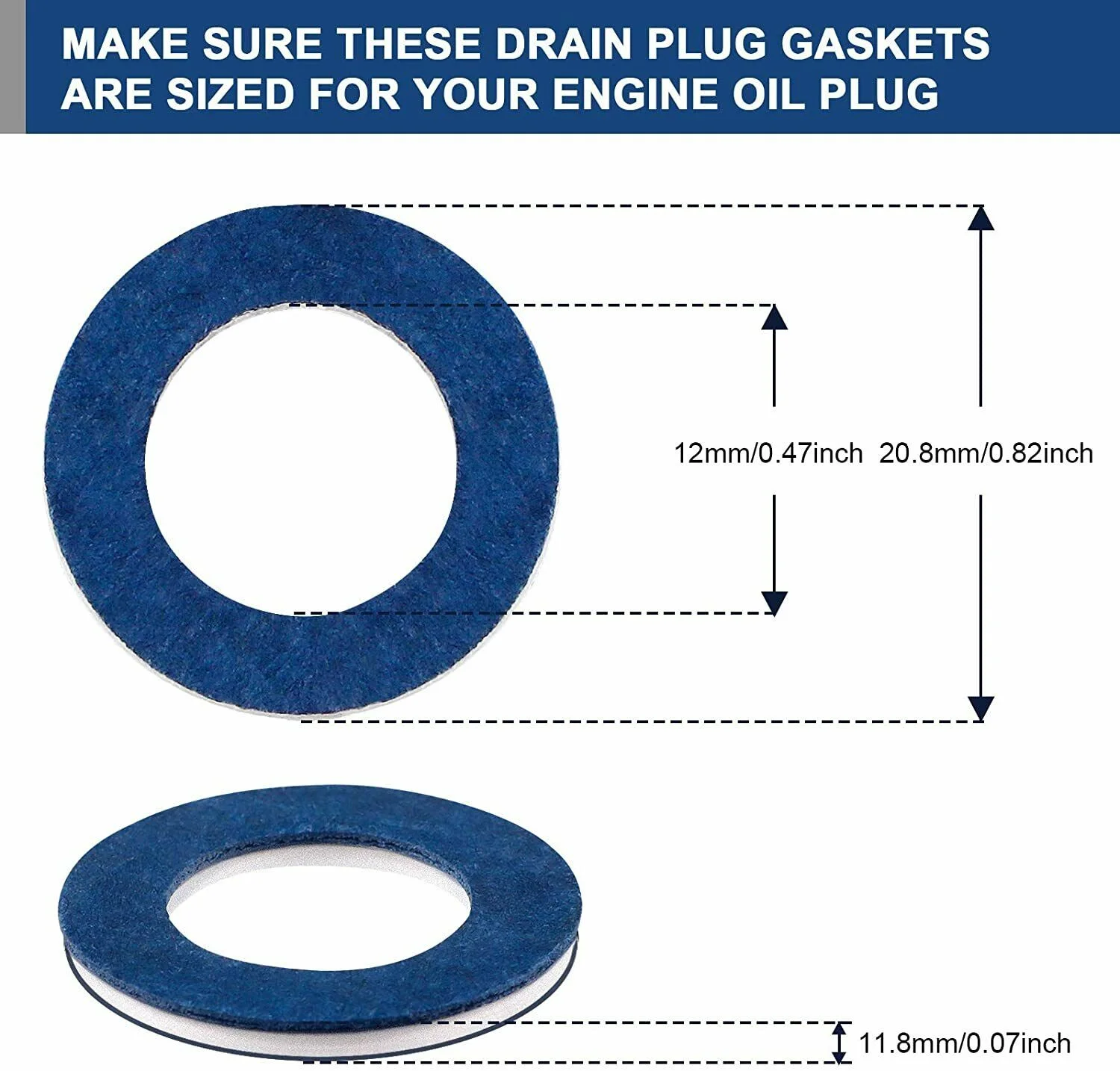 10/20 Pcs For Toyota Lexus Engine Oil Drain Plug Seal Washer Oil Pan Gasket Ring Alumium Auto Parts Car Accessories 90430-12031