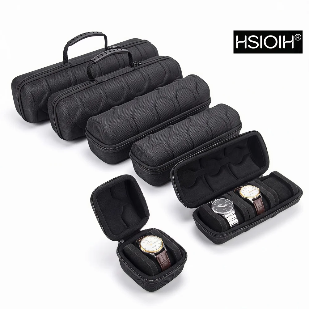 1‑6 Slots EVA Watch Travel Case For Watch Collection Fit Storage Box Bag For Smart Watch And Luxury Brand Mechanical Watches