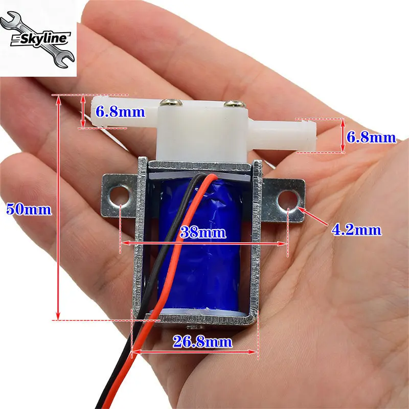 DC 6V 12V 24V miniature solenoid valve two-position two-way normally closed water valve DC electric water valve