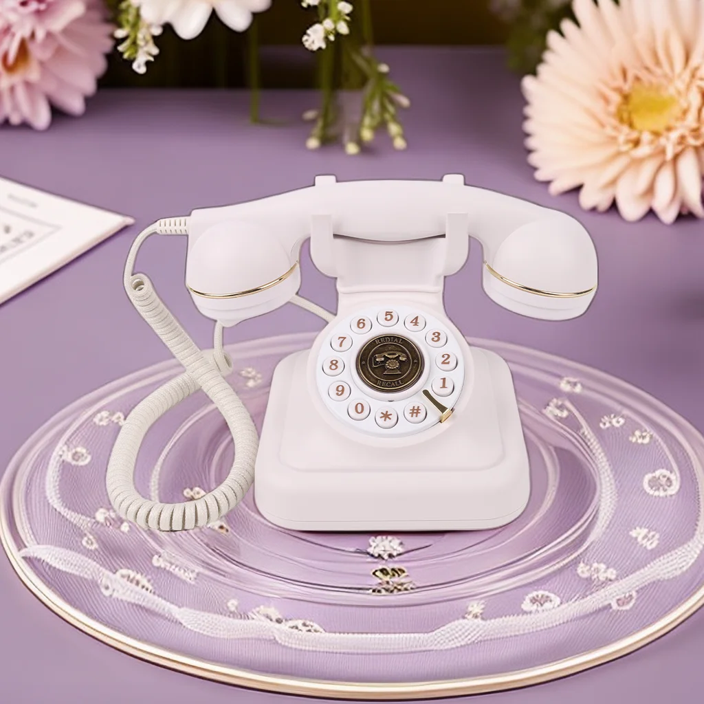 

Audio Guestbook Wedding phone Party Gathering Audio Message Book European Classic Message Blessing Phonograph Nostalgia Telephon