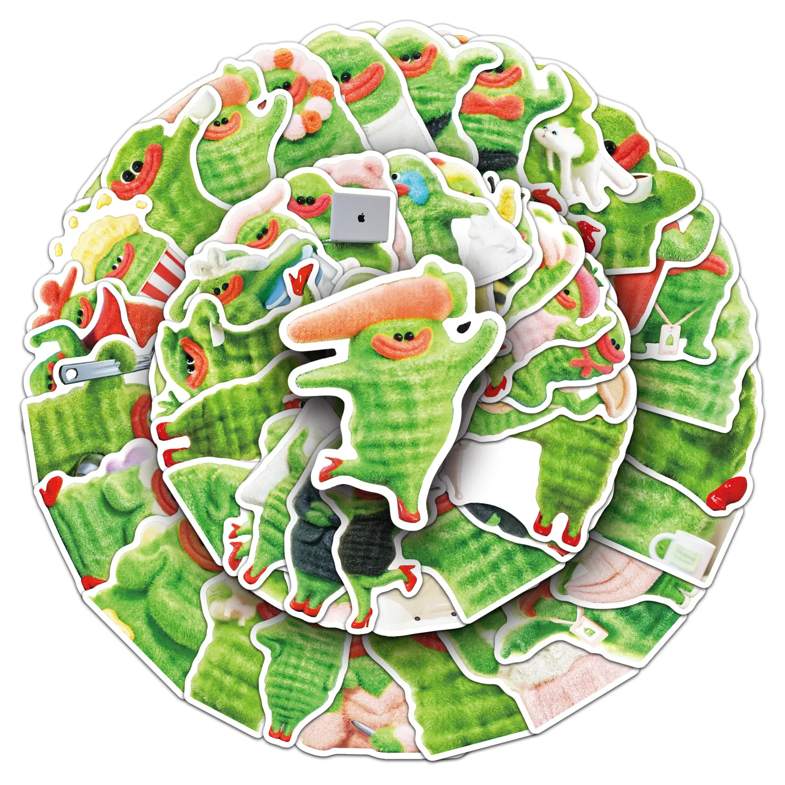 

50PCS Funny Bitter Melon Lady Meme Graffiti Stickers Cartoon Personalized Creative DIY Mobile Case Diary Wardrobe Decal Toys