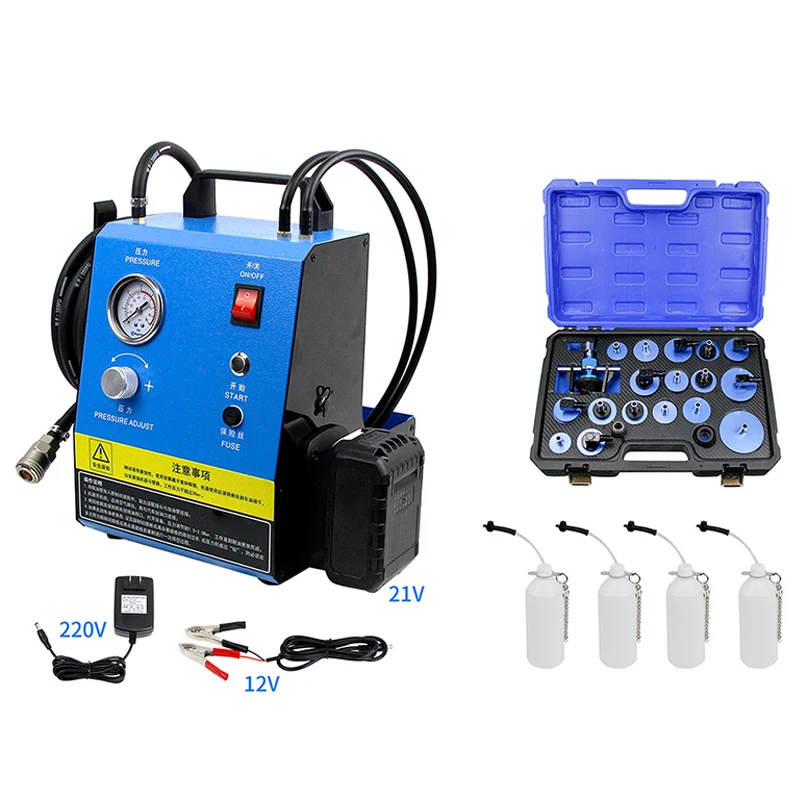 Automotive brake oil changing machine, electric pulse type brake oil changing special tool, automatic oil changing equipment