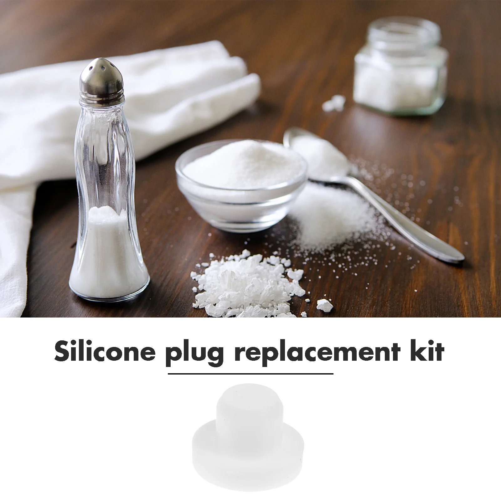 

10pcs Silicone Stoppers Reusable Replacement Plugs For Salt Shaker Flower Pot Vase Pepper Bottle Glass Sealing Solid Plug Bulk