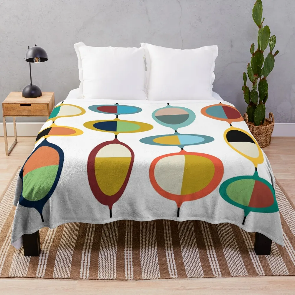 

Mid-Century Modern #4 Throw Blanket warm winter Hairys Blankets Sofas Of Decoration Blankets