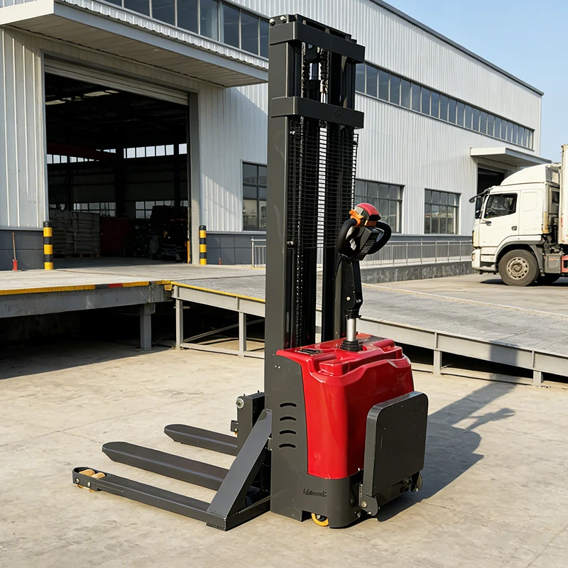 YG Electric Stand-up Stacker 2 Ton 3m Lift Compact Body Narrow Aisle Flexible Turning Warehouse Material Handling Equipment