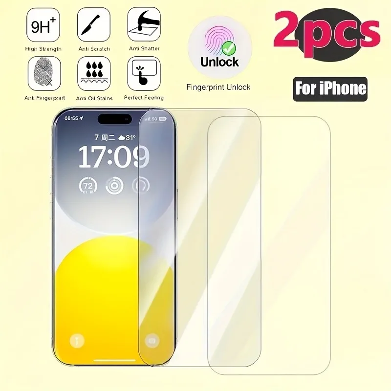 2Pcs Tempered Glass… - image