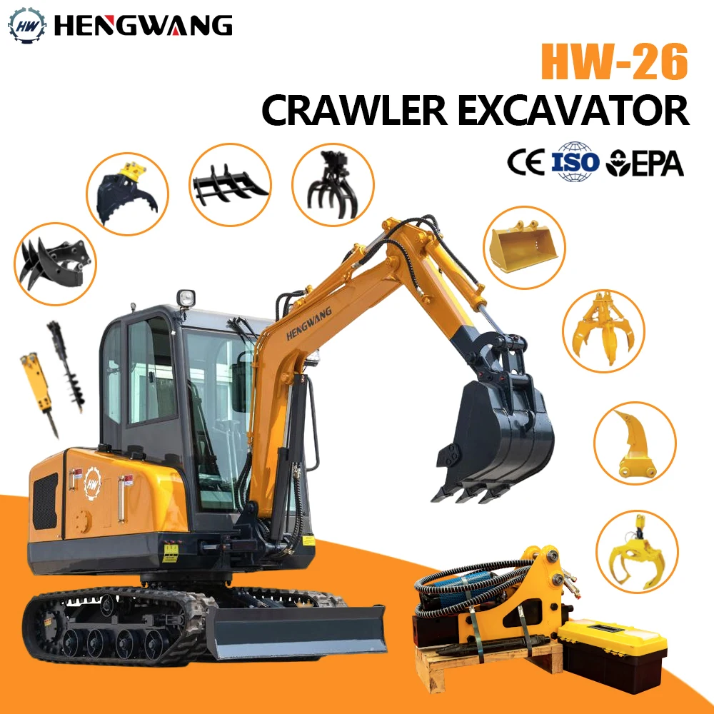 HW26 Mini Excavator… - image