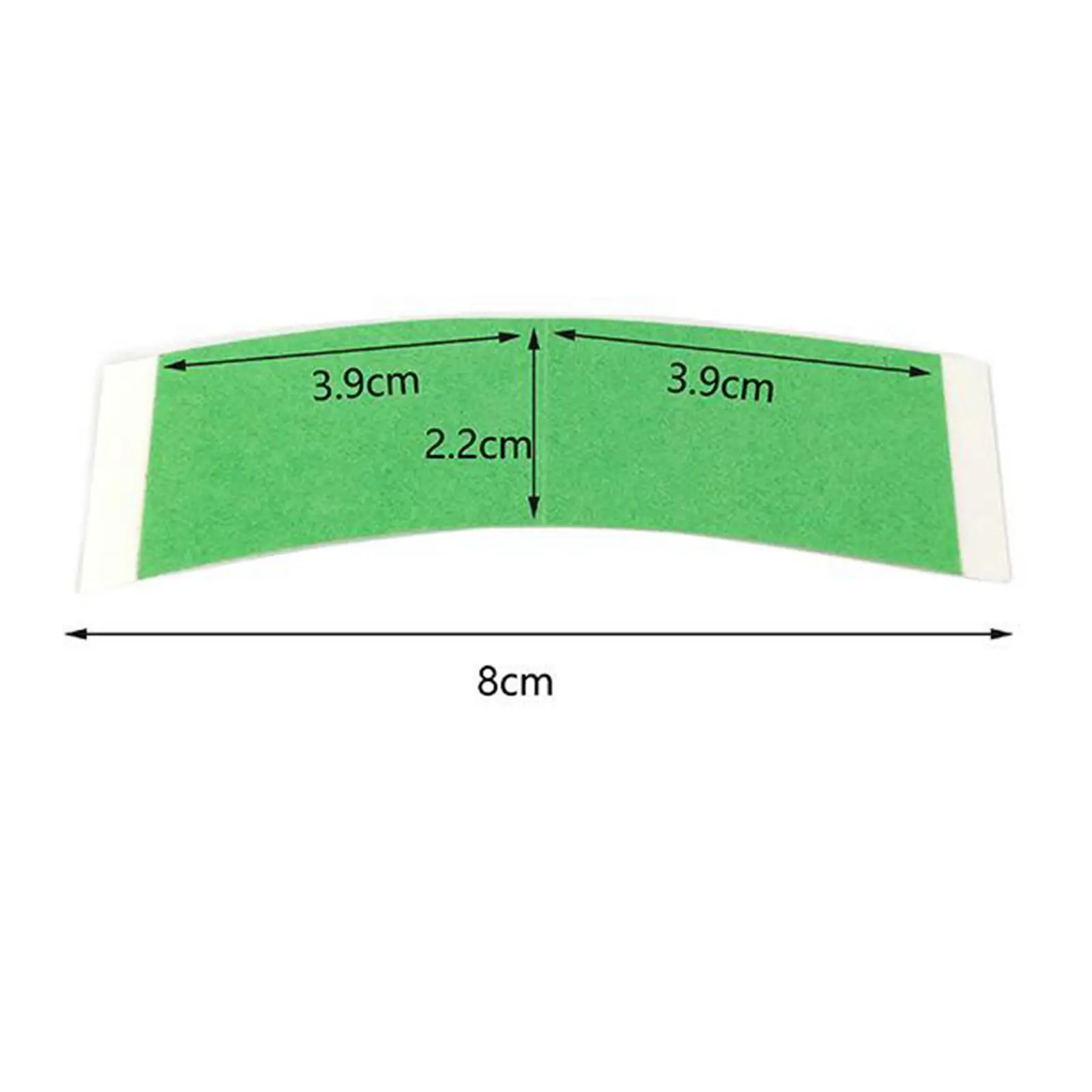 Bandes de bain double face pour perruques avant en dentelle, document vert, 36 pièces