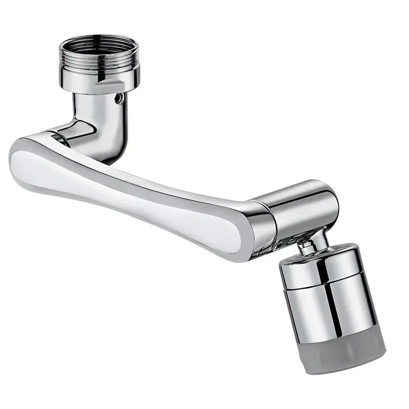 

Metal 1080° Universal Rotation Faucet Sprayer Head Adaptor Washbasin Faucet Extender Aerator Bubbler Nozzle Kitchen Tap