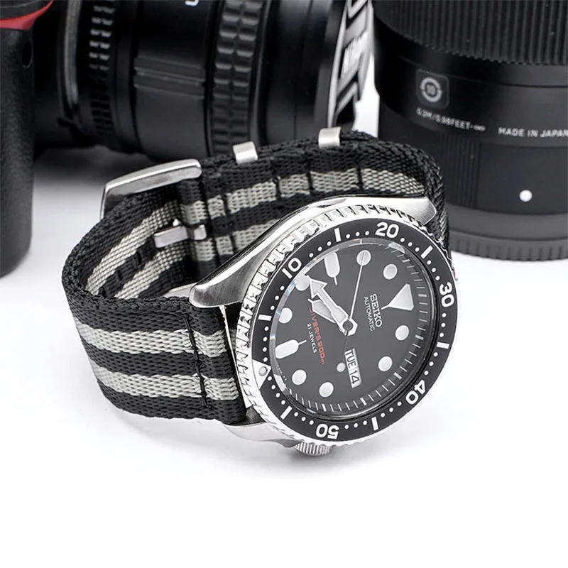 18mm 20mm 22mm 24mm Nylon Watch Strap Quick Release Cancas Watch Band Universal Women Men Bracelet Sport Wristband