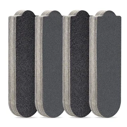TP 32x106.5mm 20pcs Foot Rasp Replacement Refill Sanding Paper Sandpaper Pedicure Stainless Metal Handle Feet Care Files Tools