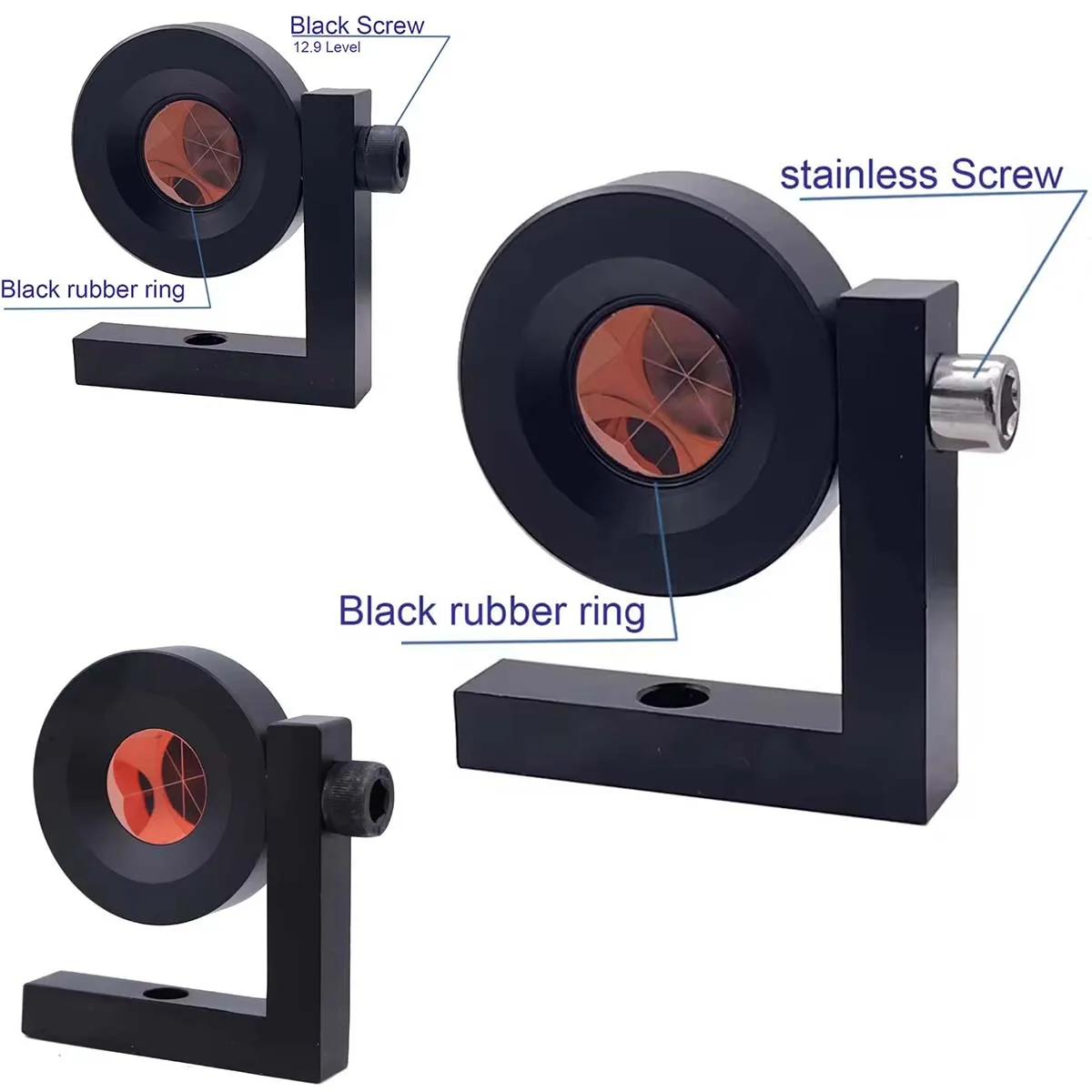 Optical Prism , 90 degree type mini prism for total station , GMP104 L bar