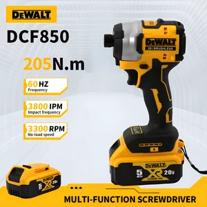 DeWalt - مفك براغي كهربائي ليثيوم بدون فرش ، مثقاب كهربائي ، نجارة ، مثقاب صدمي ، سرعة قابلة للتعديل ، 20 فولت ، Dcf850 12 مفك براغي ديوالت للمبيعات الرئيسية 20 فولت - No8