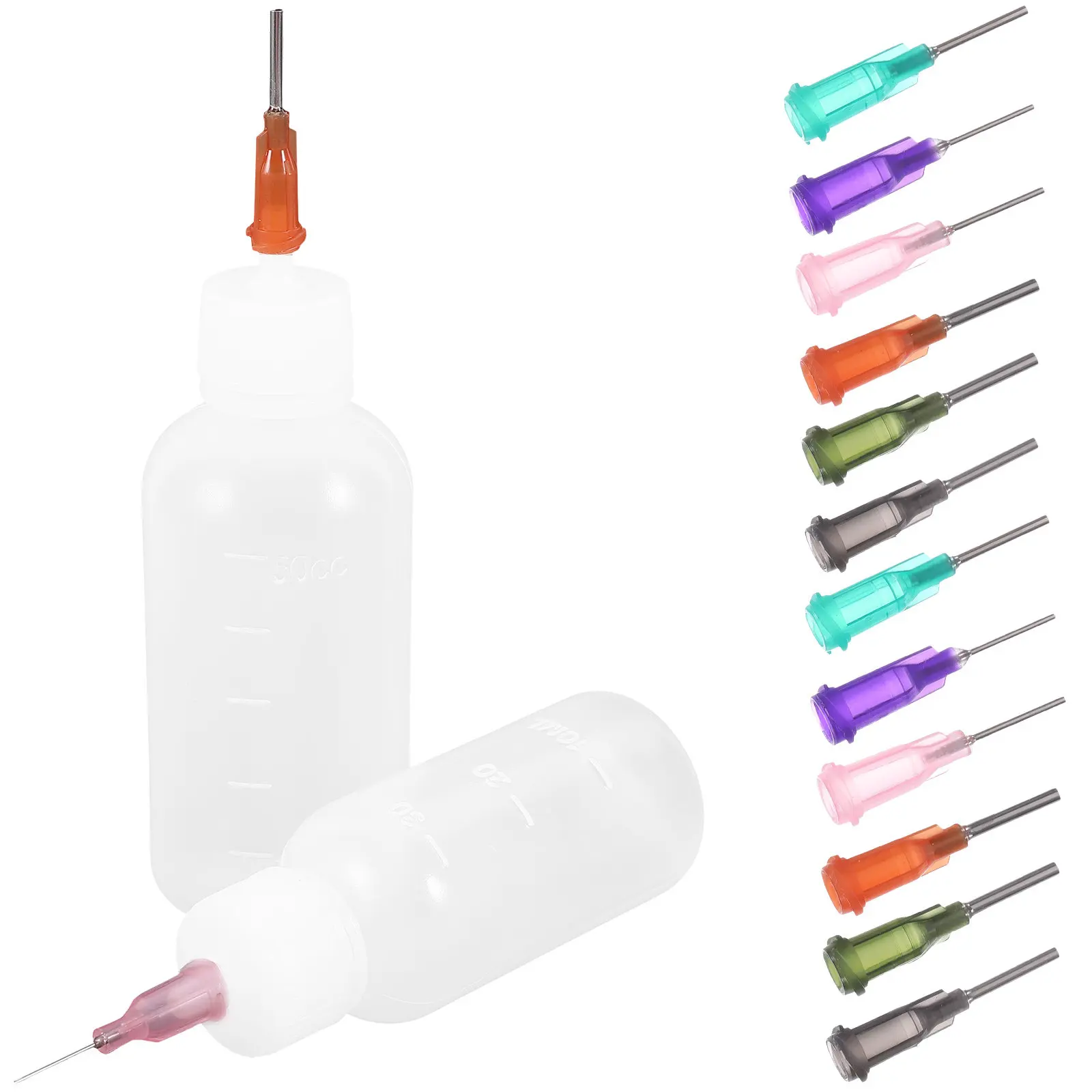 

Набор инструментов для работы с глиной и керамикой: тонкие игольчатые насадки, бутылочки-аппликаторы с заменяемыми наконечниками