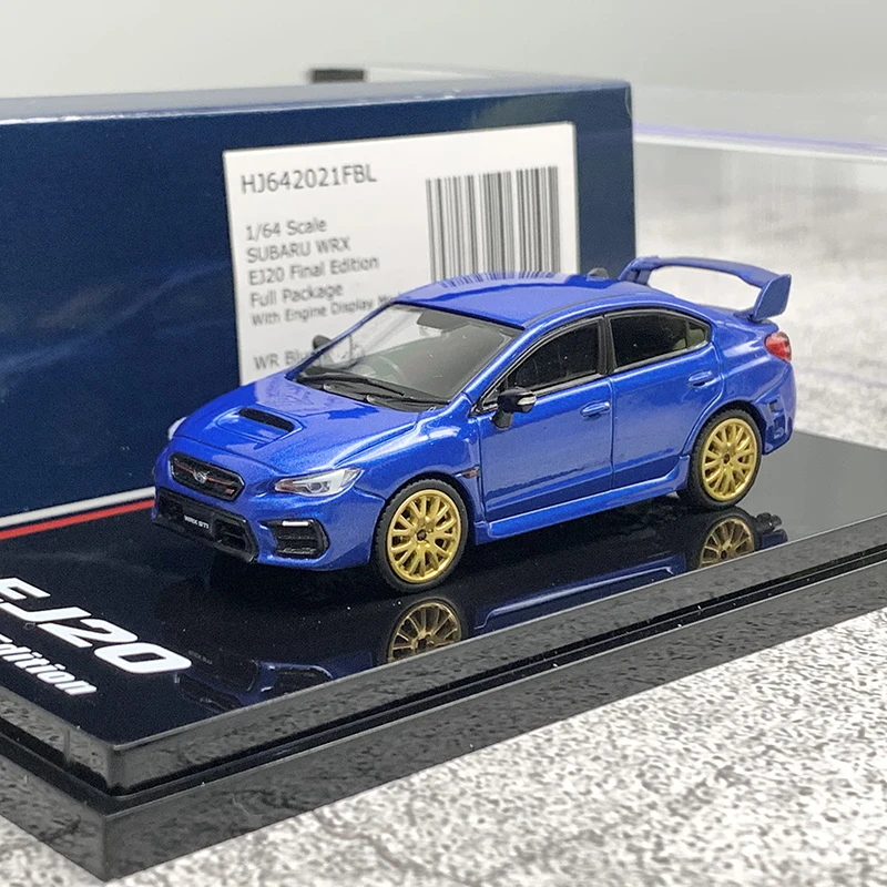 Hobby 1:64 WRX STI EJ20 Final Edition Alloy Car Model Diecasts & Vehicles Model Miniature Scale Model Car For Collection Gift