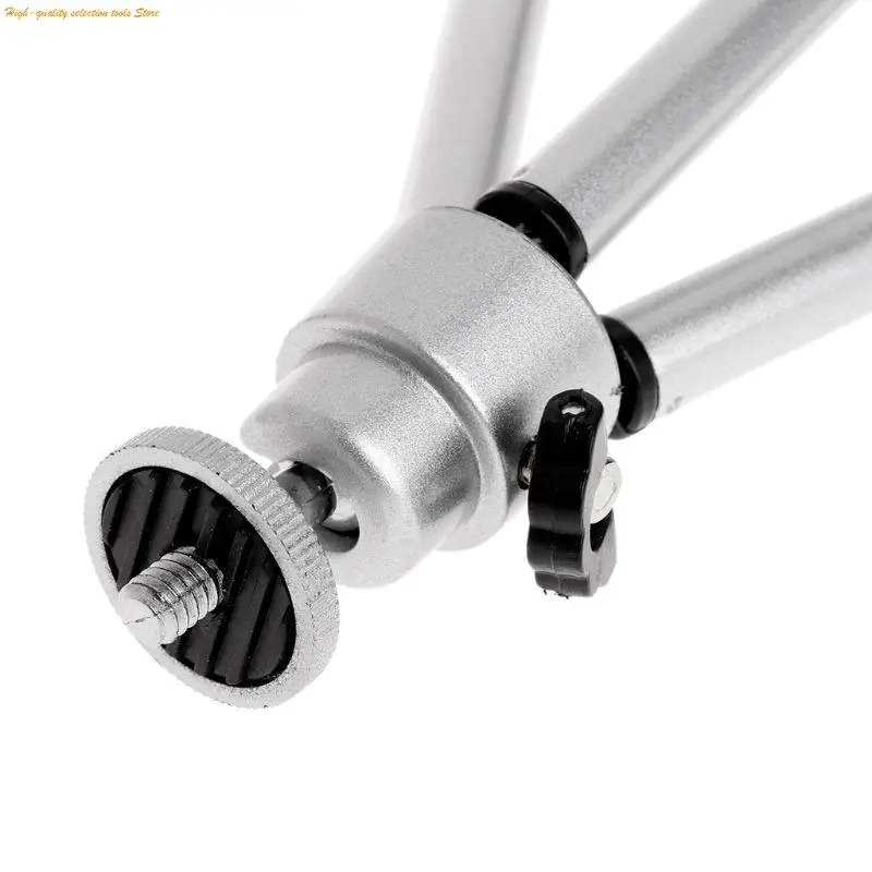 203F Light Weight Tripod Stand With Clip Rotary Aluminium Alloy Holder For Phone Level Digital SLR Camera