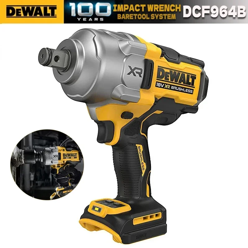 

DEWALT DCF964 20V MAX Brushless 3/4" High Torque Impact Wrench with Hog Ring Anvil 3-Speed Cordless Lithium Power Tools DCF964B